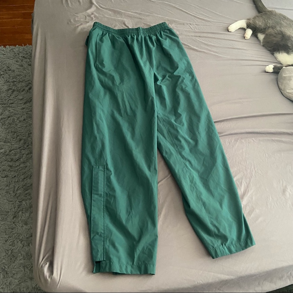 *Exclusive* Green Thomas E Wilson Adjustable Track Pants